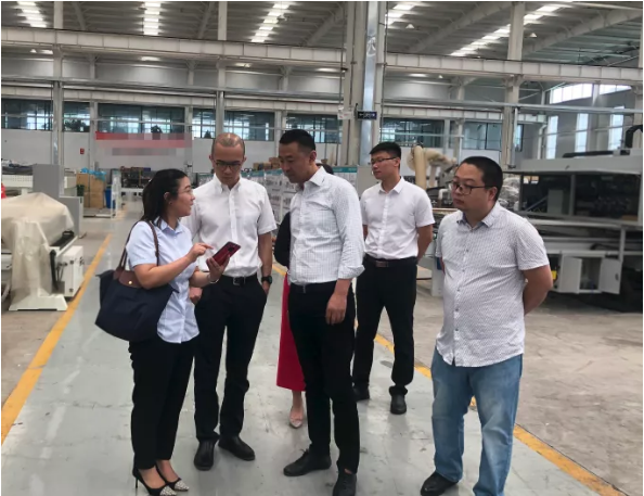 陪同政府園區(qū)赴高端家居智能裝備制造投資選址項目方對接考察，奠定良好合作基礎